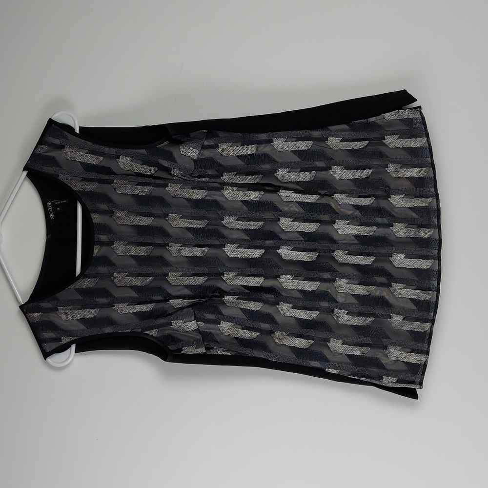 Nic & Zoe Sleeveless Blouse, Size Medium